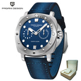 2023 PAGANI DESIGN New Tidal Current Men Mechanical Wristwatch Stainless Steel Sapphire Glass 20Bar Waterproof Motion Men Watch
