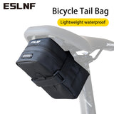 ESLNF Tail Outside TPU Waterproof Mountain Road Bike Saddle Cushion Equipment Riding Storage Bag