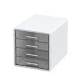 Desktop Box Vertical Multi-layer Drawer Document Shelf Transparent Visible Office Storage Cabinet For Stationery
