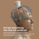 Electric Fatigue Stress Relief Massager Rechargeable 12-Claw Instrument Head Acupoints Massage Scalp Care Device