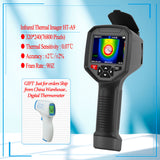 WIFI Infrared Thermal Imager IR HT-A9 USB Handheld Rechargeable Imaging Camera Electrical Pipe Floor Test Temp AutoTracking