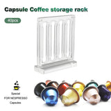 Acrylic Pods for Nespresso OriginalLine, Coffee Capsules Storage Drawer Holder & Organizer (40 Pods)