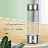 420ml Hydrogen-Rich Cup Electric Hydrogen Rich Water Generator Bottle Titanium Quality Filter Portable Antioxidant Lonizer