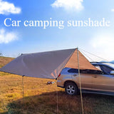 This camping sunshade adds comfort and convenience to car, making it an ideal companion for your outdoor outings