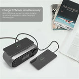 Portable Bluetooth Speaker Sound Box Subwoofer Mini Home Theater With FM Radios MP3 Player Wireless Charger Digital Clock Alarm