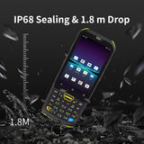 Wholesale pda inventory mobile terminal android 11.0 red IP68 handheld PDAs for warehouse