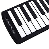 Konix 61 Key Children's Piano Flexible Keyboard Electric Digital Roll Up Piano Music Instruments Electronic Keyboard Piano Gift