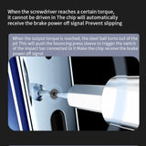BK-009 Intelligent Power-off Brake Adjustable Torque Electric Screwdriver For Mobile Phone Repair Dismantg Kits