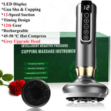 New Electric Cupping Massager For Promoting Cell Renewal Smart Cupping Therapy Set with Red Light Therapy Scraping Massage Tools