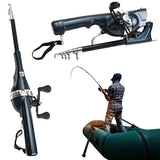 Portable Folding Telescc Travel Rods with Reel e Spinning Rod Carbon Fiber Outdoor Fishing Gifts for Men