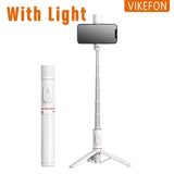 Selfie Stick Foldable Wireless Tripod with Bluetooth Shutter Monopod Live Photograph for iPhone 15 14 Samsung S24 S23
