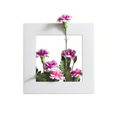 Photo Frame Flower Pot Living Room Wall Hanging Desktop Japanese Ikebana Plastic Plant Mounted Wall Decorative Wall Photo Frame