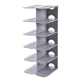 DIY Assembly 6 Layers Stand Shoe-Shelf Stackable Cupboards Rack Space Saving For Hallway Safety Shoe