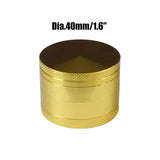 CRUSHER 40/50/63mm Dry Herb Grass Tobacco Grinder Zinc Alloy 4 Laye Manual Spice Herbal Grinders for Smoking Accessories
