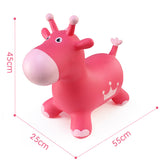 Cute Jumping Horse Thickened PVC Iatable Children's Bouncing Training Toy Birthday Gift