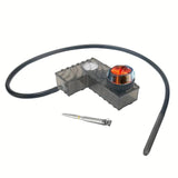 CRUSHER L Shaped Acrylic Hookah Set with LED Lights Smoking Water Pipe Narguile Complete for Party Pipes Accessories