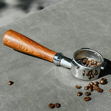 1pc, Coffee Filter With Handle, Universal 54mm Bottomless Handle Filter Coffee Handle, Stainless Steel Double Ear Coffee Machine