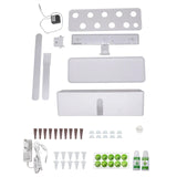 Hydroponics Growing System - Indoor Herb Garden Kit with Automatic Timing, Height Adjustable LED Grow Lights, Smart Water Pump for Home