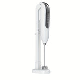 1pc, Handheld Milk Frother For Coffee - Electric Hand Blender, Mini Drink Mixer Whisk & Coffee Foamer Wand W/Stand For Lattes
