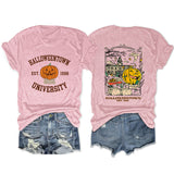 Loose Front And Rear Printed Short Sleeve