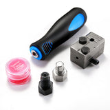 3/16” uto Remleiding Auto Brake e Tool Kit with Storage Box Stainless Steel Detachable Handheld Flaring Tools