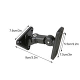1 Pair Stainless Steel Speaker Mount Heavy Duty Music Player Rack Accessories