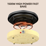 34cm Household Electric Hot Pot - Multifunction Non-stick Barbecue for BBQ and Pizza