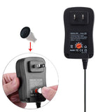 in 1 Suppply adapter 6 diffrent interface 3V-12V adjustable Voltage Power 30W Universal Adapter EU/US/AU/UK Plug Electronics Batteries Charger