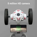 500W Pixel FPV Camera Jumping WiFi Remote Control Stunt Car with Music LED Headlight Children's Toy Gift