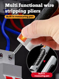 21-in-1 Multifunctional Electricity Wire Stripper Cable Cutting Tools Stripping Pliers With Electrical Measuring