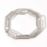 Men's Clip Button 10mm Hip Hop Bracelet