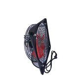 10 inch Powerful Industrial Ventilation Extractor Metal Axial Exhaust Commercial Air Blower Fan Stainless Steel Wall Fans