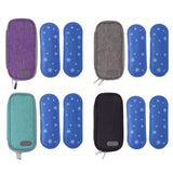 Pack Insu Coog Case with 2 Ice Pac Portable Cooler Insulation Bag for Outdoor Travel