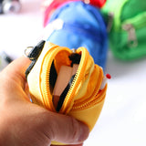 Miniature Bag 5Pcs Cute Zipper Backpack Doll Accessories For 15-30Cm Dolls,Dollhouse School Supplies