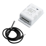 Tuya Smart Switch Temperature Sensor White Plastic Smart Thermostat For Alexa Google Assistant