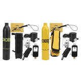 DIDEEP 0.5L Diving Oxygen Cylinder Tank Scuba Oxygen Tank Underwater Breather for Diving Scuba Diving Set with Adapter