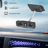 High Precision Car Pressure Monitoring System Solar TPMS Sensor Angle Adjustable Winderscreen Suction Tire Tester Universal