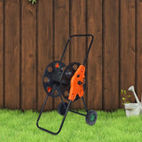 Hose Reel Cart - Household Pipe Organizer for Patio, Lawn & Outdoor Cleaning