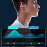 Wireless Headphones Gaming Sports In-Ear Earphones Running Bluetooth-compatible Headset with Caps