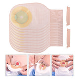 10Pcs One-Piece System Medicals Drainable Pouch Colostomy Bag Ostomy Supplies Made Of Quality Material Comfortable