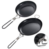 Brand New High Quality Frying Pan Foldable Handle Lightweight Non-stick Outdoor Picnic Portable Strong Camping