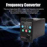 Three-phase Output T13-750W-12-H Motor Driver Frequency Converter with Four-digit Digital Tube Display Single-phase Input 220V