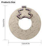 1PCS/2PCS/3PCS Music Instrument Wood Melody Maker of Fifths Circle Wooden Wheel and Musical Tool