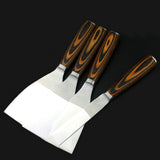 Stainless Steel Putty Knife Paint Tool Plaster Shovel Filling Spatula Wood Handle Cement Shovel Construction Hand Tools