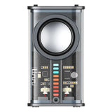 K07 Transparent Bluetooth Speaker Small Steel Cannon LED Wireless 3D Surround Portable Intelligent TWS Audio Waterproof
