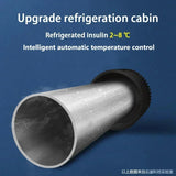 900mL LCD Insu Refrigerated Mini Vacuum Insulated Cup Outdoor Beverage Refrigerator Portable 304 Stainless Steel Cooler