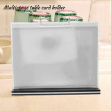 A4 Flip Multi-Page Table Card Rack Display Stand Holder Desk Menu Photo Album Picture Frame
