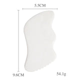 Natural Gua Sha Scraper Board Massage Jade Guasha Stone For Chin Neck Face Lifting Wrinkle Remover Spa Beauty Care Tool