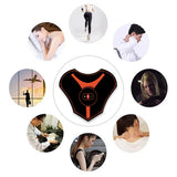 Mini Electric Smart Back Massager Muscle Stimulator Pain Relief Therapy Relaxing Cervical Spine Neck Massage Pad