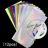 12Pcs Lure Stickers Fishing Tape for Enthusiast Freshwater Saltwater